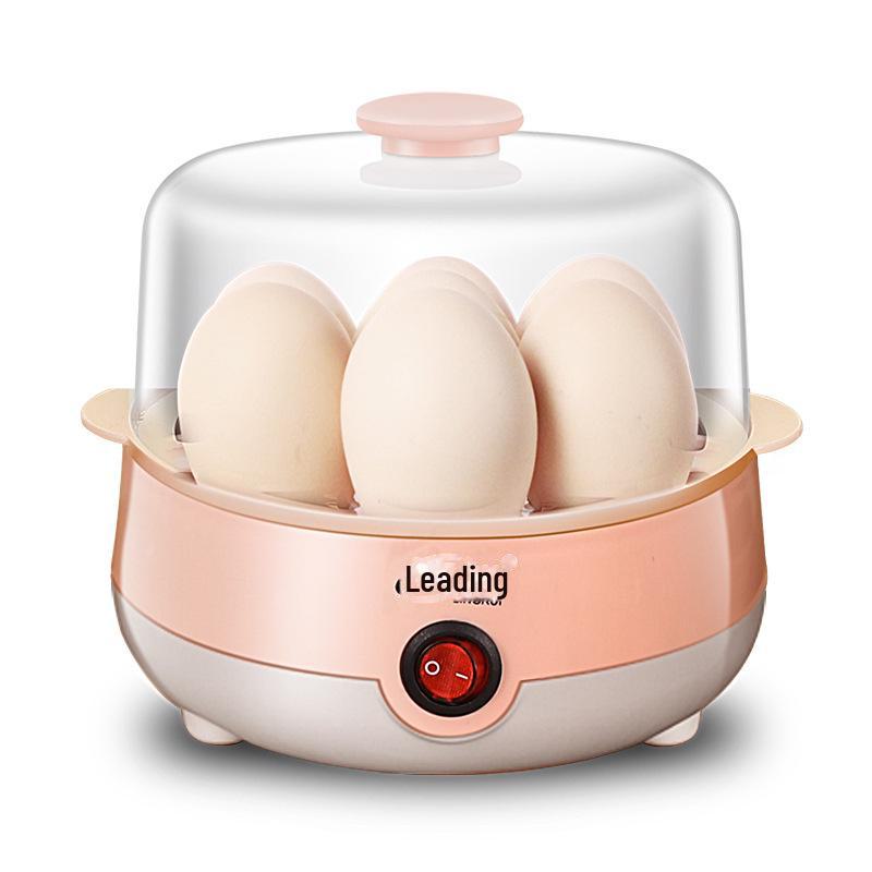 Lingrui Single-Layer Egg Cooker: Automatic Steamer for Boiled Eggs and Fast Breakfasts