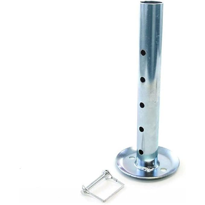 Drop Leg Foot Stand with Pin Modern A-Frame Style RV Jacks - Fits Most 2K to 5K Jacks