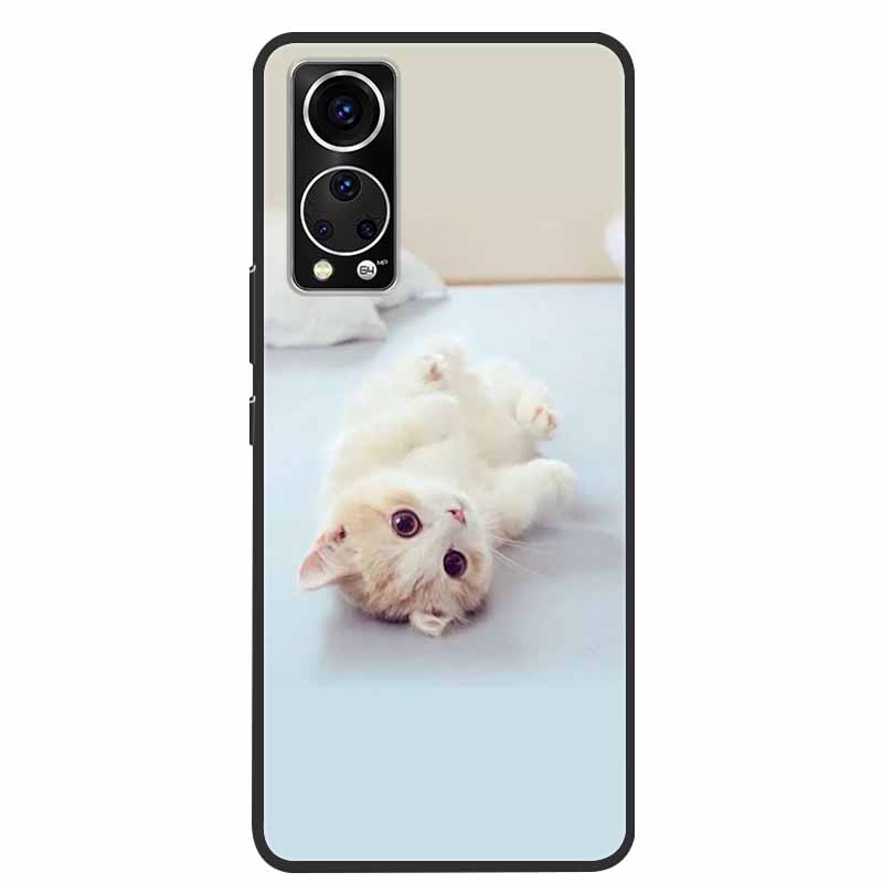 Чехол для телефона ZTE Axon 30 Cover Крутой Волк Лев Тигр Черный Силикон Мягкий Funda Для ZTE Axon 30 Задняя крышка Чехол Axon30 5G Coque
