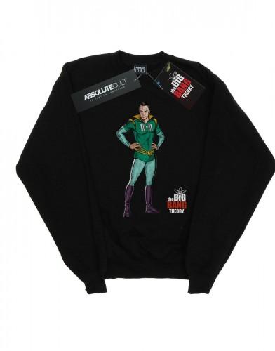 The Big Bang Theory Mens Sheldon Superhero Sweatshirt