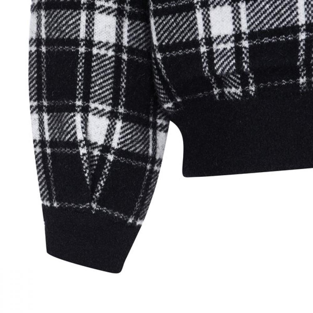 Ggpx New York Casual Check Knit Cardigan Goakg042f
