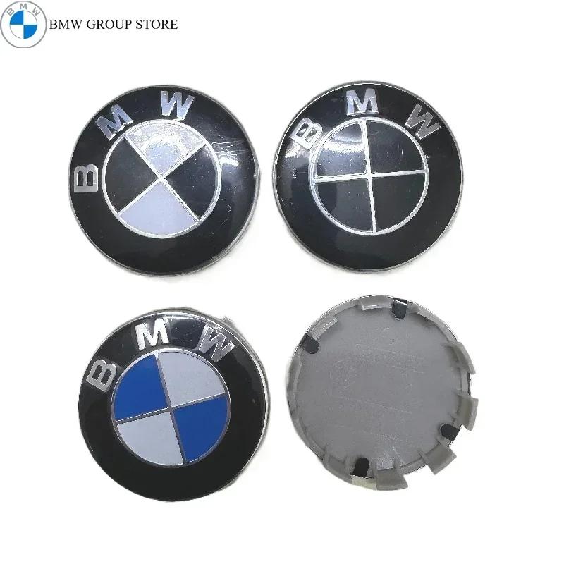 BMW GROUP 4Pcs 56MM 68MM Car Wheel Center Hub Cover Caps BMW M M5 E39 E46 E60 E90 F01 F10 F30 G01 G20 G21 G30 G11 F15 X5 X3 1 bwlk60