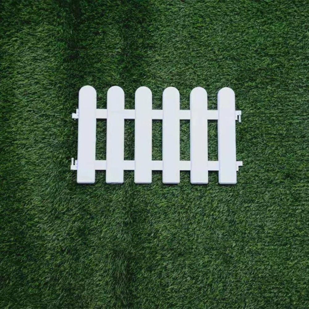 2 шт. Пластиковый забор для двора, универсальный защитный поручень, барьер для дверного проема, садовый забор для овощей