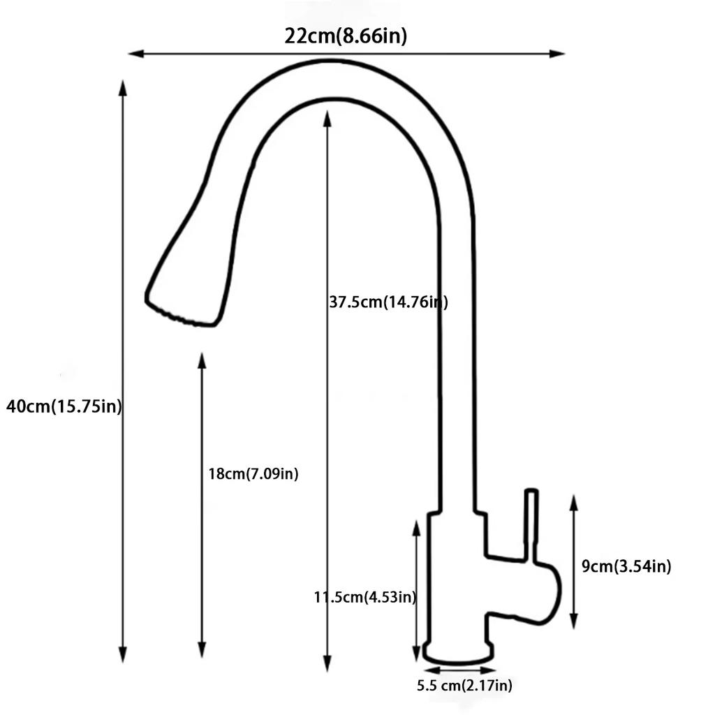 Kitchen Faucets 304 Stainless Steel Pull Out Kitchen Sink Water Tap Deck Mounted Mixer Stream Sprayer Head Hot Cold Taps