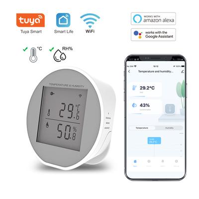 Умный Wi-Fi монитор температуры и влажности беспроводной датчик температуры и влажности уведомление через приложение TUYA