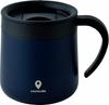 Kakusee Coco Cafe Vacuum Mug with Navy CC-19 Double-Layered Lid, 300ml,