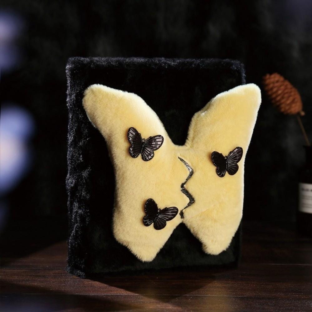 Пушистая обложка Съемная книжка для карт Альбом на 3 дюйма со свободными листами Книжка для карт формата A5 Личная коллекция