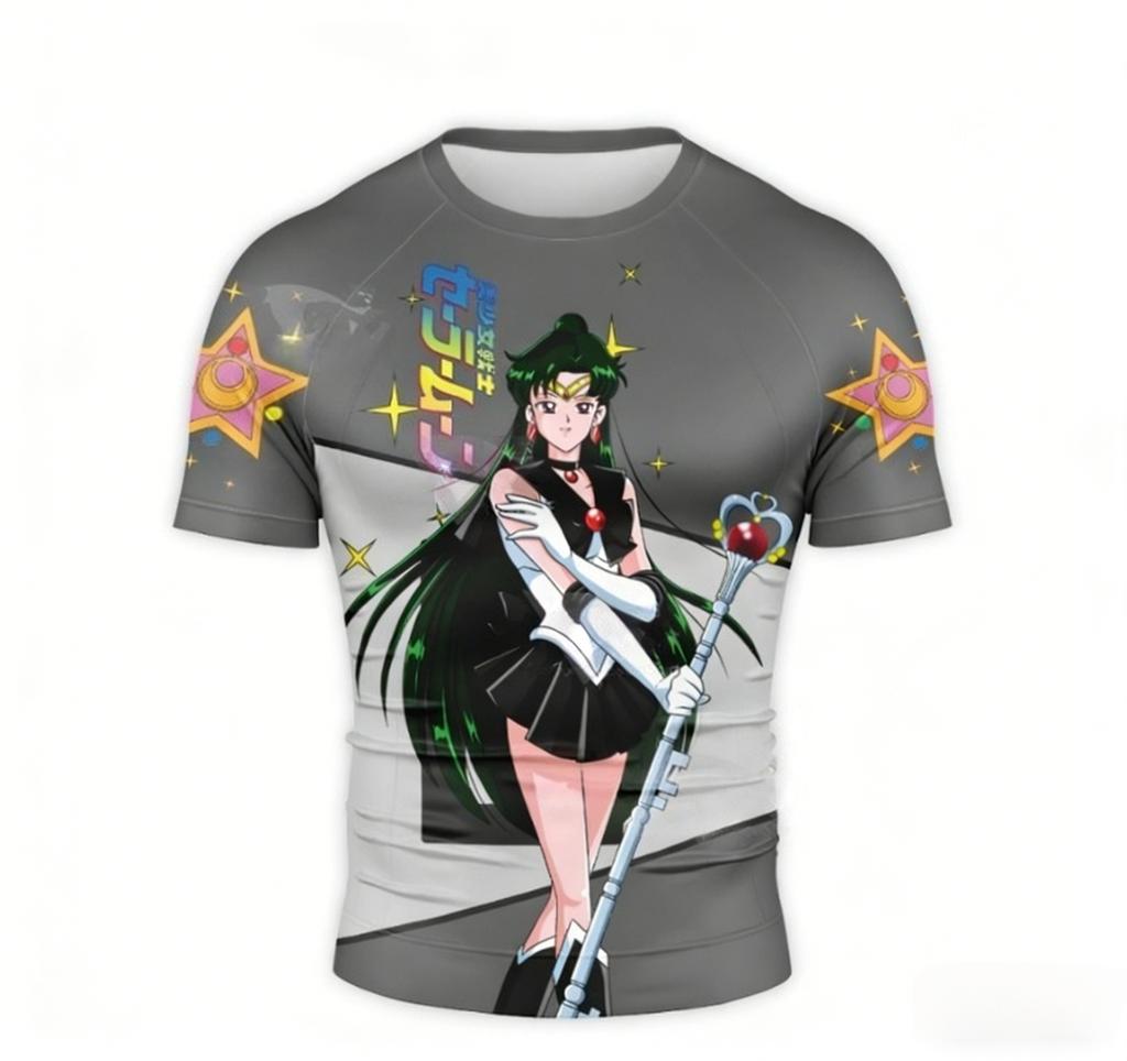 Summer 2026 Sailor Moon Bunny "Moonlight Transformation" 3D Print Breathable Quick-drying T-shirt Male/Female Top