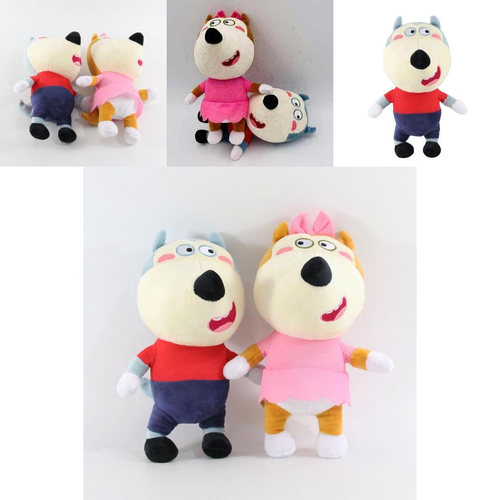 Irresistibly Cute Wolfoo Lucy Plush 25cm Soft Stuffed Cartoon Family Doll