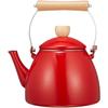 Pearl Metal Crevia Enamel Kettle 2.5L Red