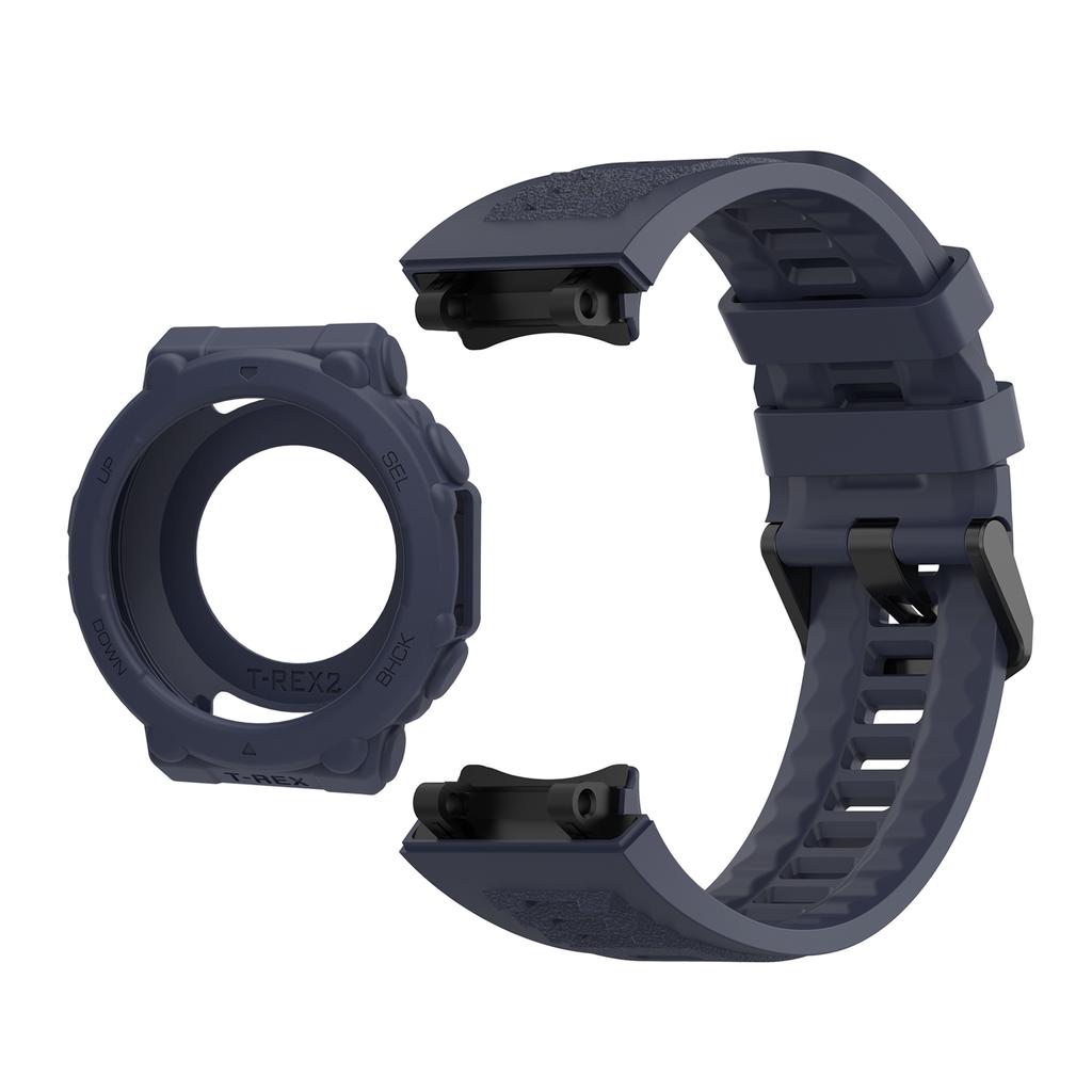 Силиконовый ремешок для часов для смарт-часов Huami Amazfit T-Rex 2, браслет, спортивный ремешок на запястье для Amazfit T Rex2, ремешок и чехол