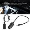 Cigarette Lighter Female to DC 5.5 * 2.1mm Female Socket Plug Power Supply Adapter Cable