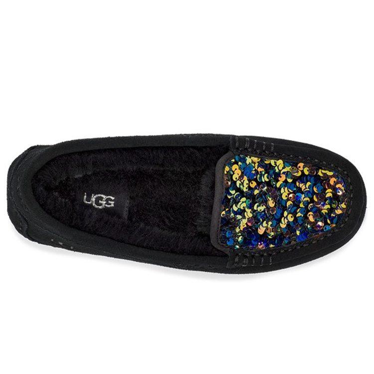 UGG Женские шлепанцы Ansley Stellar с пайетками 'Черный' 1116072-BLK