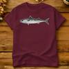 Atlantic Mackerel Watercolor Art Tshirt Summer Cotton T Shirts For Unisex Design Tee Shirt Shortsleeved Y2k Fun Top Tees