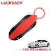 LUCKEASY для Tesla Model 3 Model S Model X 2017-2023 защитный чехол для ключей чехол для ключей от машины чехол для ключей чехол аксессуары