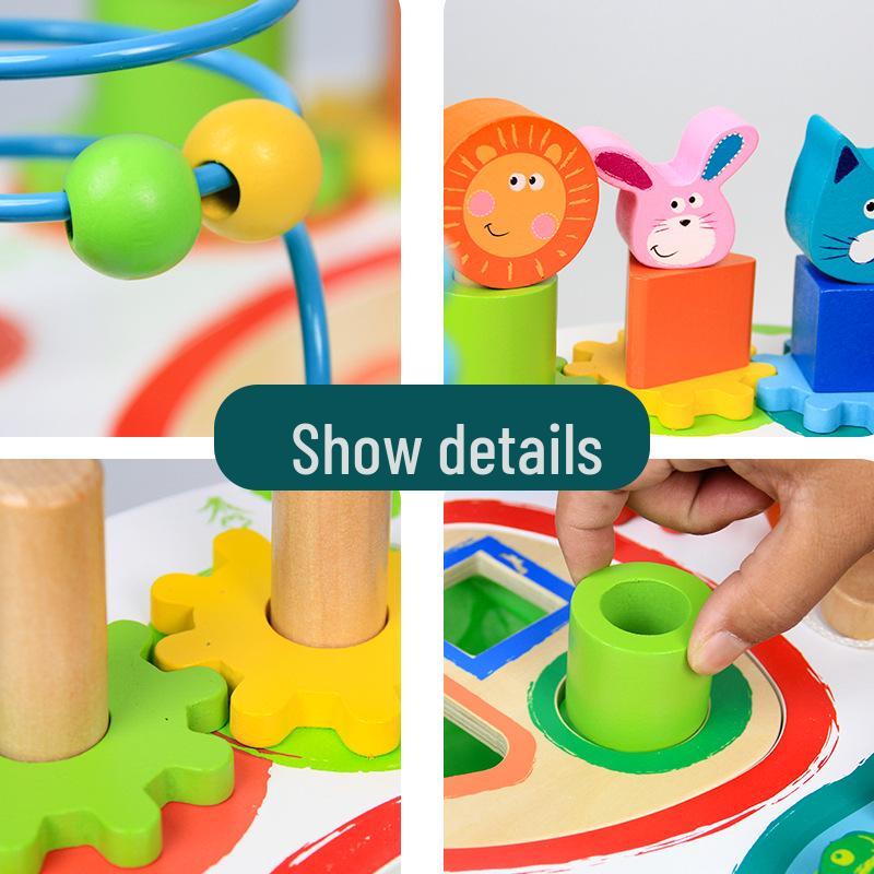 Funland Kids' Interactive Building Blocks Table Toy Gift