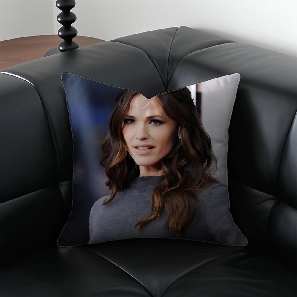 JJennifer Garner Наволочка для подушки-подушки Антипылевой клещ Невидимая молния шелковистый плюшевый чехол