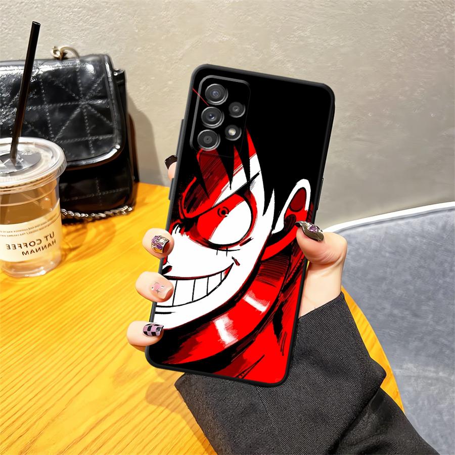 Чехол для Samsung Galaxy A03 A10 A20 A01 A02 A50 A70 A30 A40 A06 Note 20 Ultra 9 10 A04 A05 Мягкая задняя крышка телефона Крутой Аниме