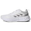 Questar White Black Gradient Stripes Unisex Sneakers Footwear-White Core-Black GZ0630