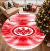 Eintracht Frankfurt Pattern Round Rug, Indoor/Outdoor Mat, for Picnic, Gameroom, Bedroom, Office, Living Room, Home Decor Carpet, Birthday Gift