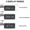 Wood Digital Clock Multicolor Desktop Clock Versatile Alarm Clock  for Office