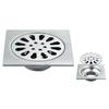 Shower Floor Drain Removable Cover Kitchen Bathroom Balcony Sewer Floor Drainer Square Stainless Steel Anti Blocking Drain