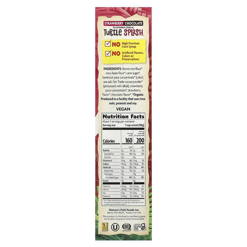 EnviroKidz, Organic Turtle Splash Cereal, Strawberry Chocolate, 10 oz (284 g)