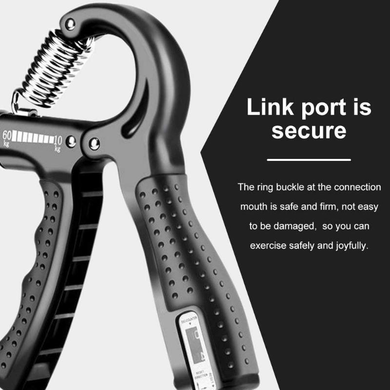 Тренажер для рук, 10-60 кг, регулируемый с функцией подсчета, тренажер для пальцев, тренажер для предплечий, устройство для тренировки рук, тренажер для рук, тренажер для пальцев