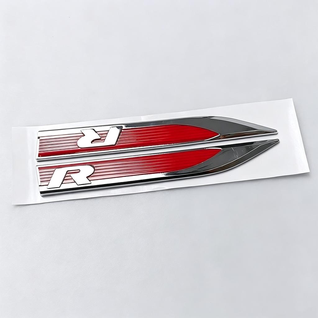 1 пара V W R/R line logo Значок-эмблема на крыло автомобиля Наклейка Аксессуары для стайлинга автомобиля
