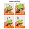 23mm Mini Suitcase Diary Lock With 2 Keys Anti-Theft Drawer Cabinet Padlock Multicolour Travel Bag Zipper Lock Home Decor