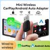 2-в-1 Проводной в Беспроводной Carplay AI Box Адаптер Android Auto Plug & Play USB-донгл для 98% штатных автомобилей с проводным Carplay и Android Auto, Навигационная система