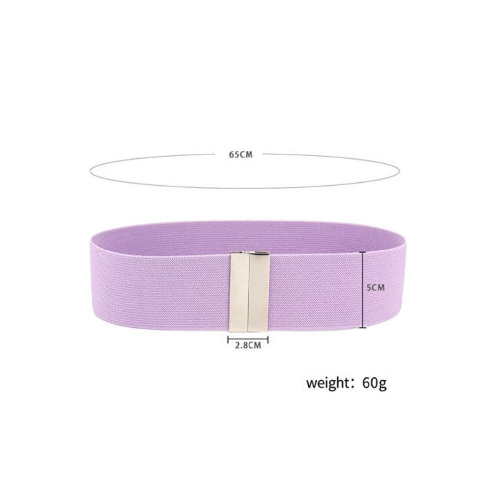 Solid Color Stretch Cinch Waistband Wide Waist Belt New Corset Belt  Down Coat