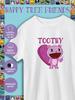 Футболка с принтом Happy Tree Friends - Зубастик