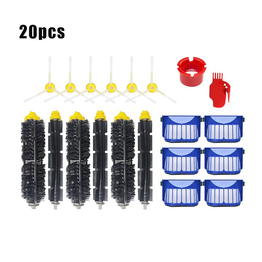 For IRobot Roomba 675 650 690 600 Series Vacuum Cleaner Bristle Side Brush HEPA FILTER Replacement Kit Accessories Spare Parts