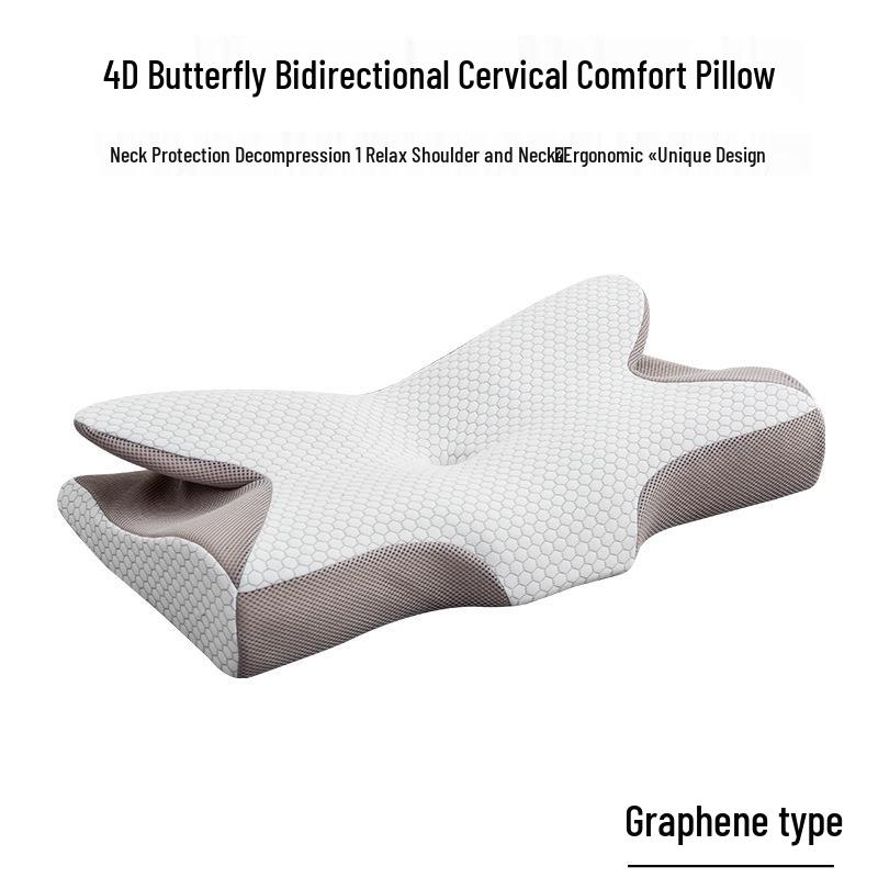 Cervical Neck Support Pillow for Adults – Dual-Use Slow Rebound Memory Foam Sleep Aid
