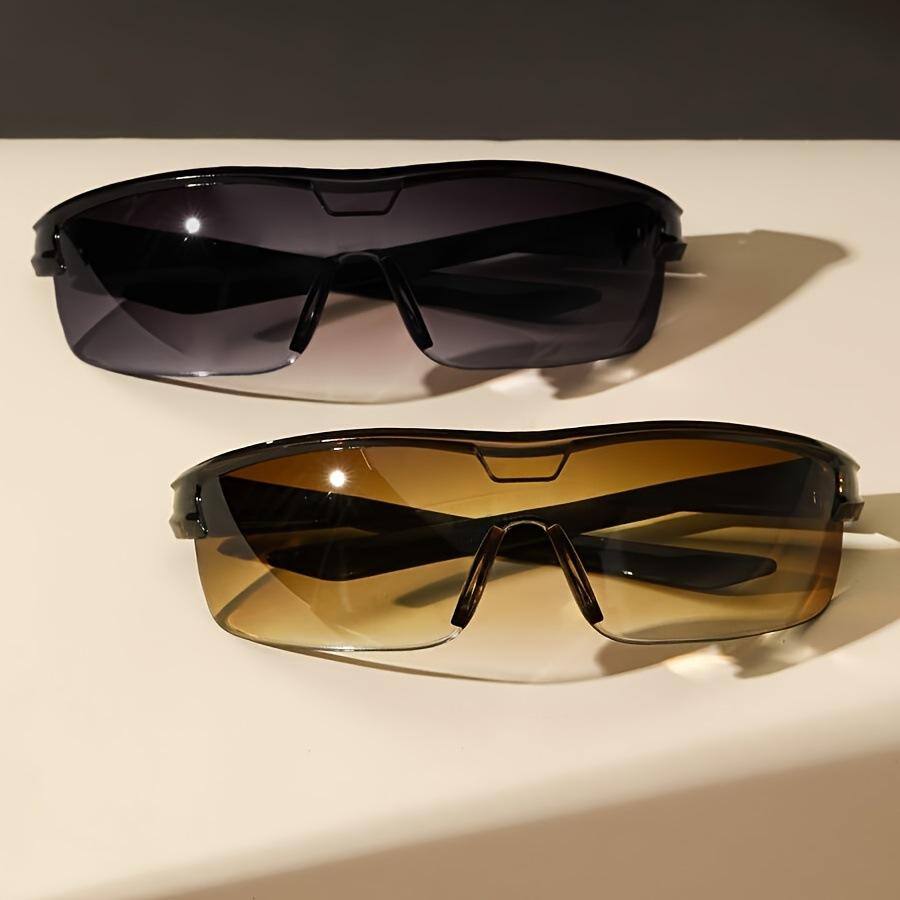 Модные спортивные солнцезащитные очки Мужские цельные солнцезащитные очки Очки-тень