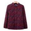 Jacket for Middle-aged and Elderly Winter Clothes Thickened Floral Cotton Coat for Old Lady and Grandma Wearing Cotton Clothes