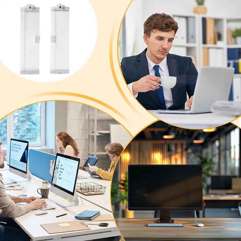 Креативная доска для заметок на монитор для липких заметок, прозрачный держатель для визиток, подставка для телефона, настольный пластиковый держатель, канцелярские товары