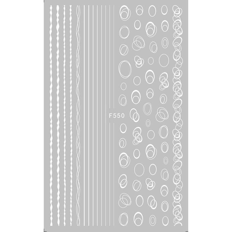 Наклейки для создания маникюра, в ассортименте