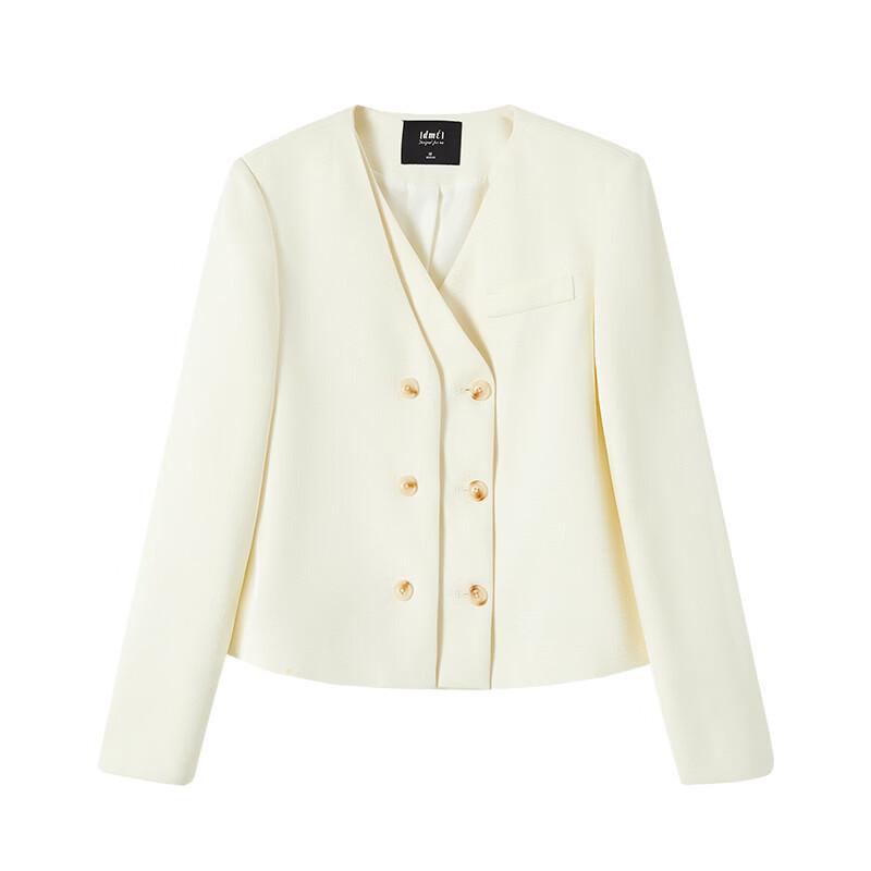Короткий двубортный тренч Demana Madeleine Chic