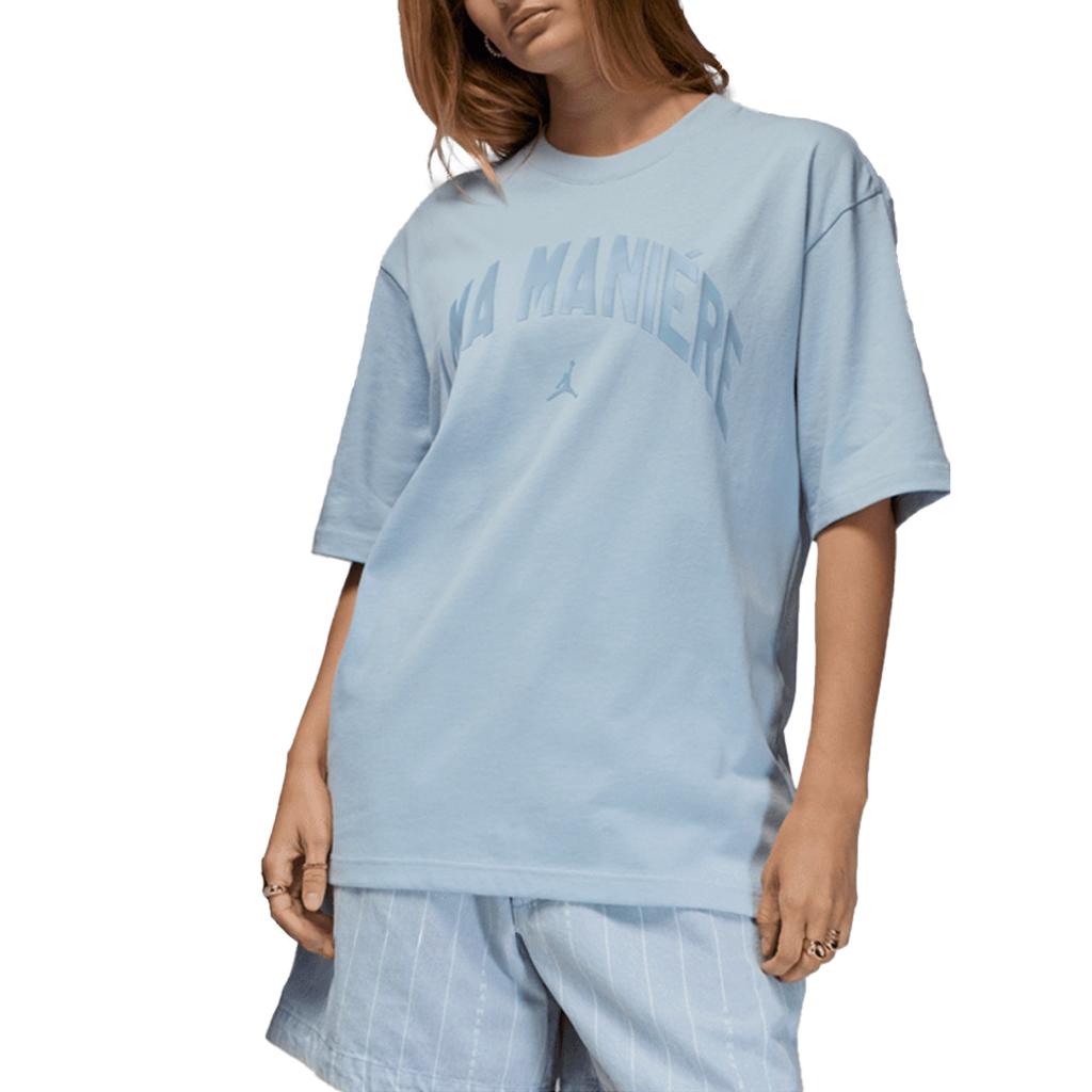 Футболка Air Jordan x A Ma Maniére Light Armory Blue, топы унисекс HF0538-440