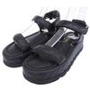 Chanel Métiers d'Art Collection Leather CC Logos Matelasse Platform Velcro Sandals Women's Size 22A G39143 Shoes 38 blackUsed