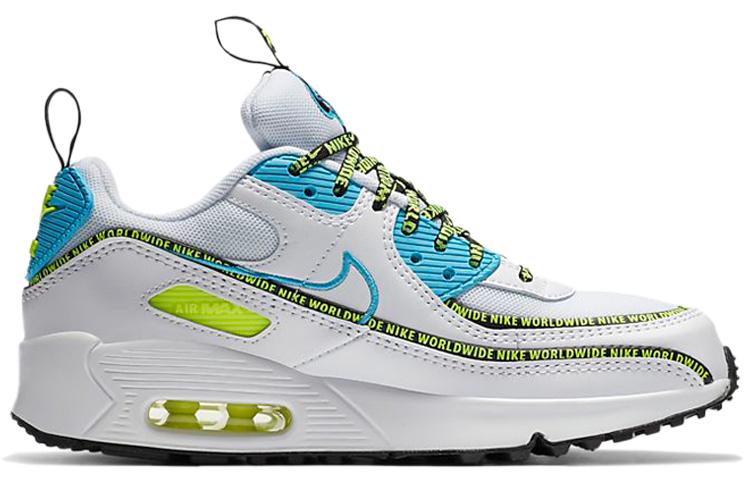 Nike Air Max 90 SE Worldwide Pack Blue Fury Volt GS CV7665-100