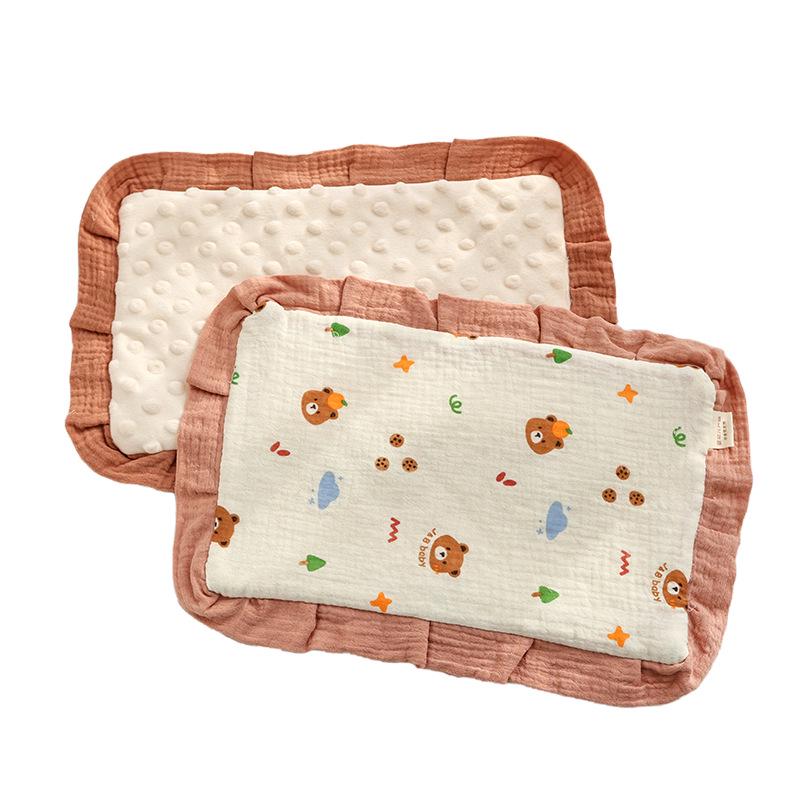 Облачная подушка из чистого хлопка класса А для новорожденных - Мягкая и уютная для всех сезонов