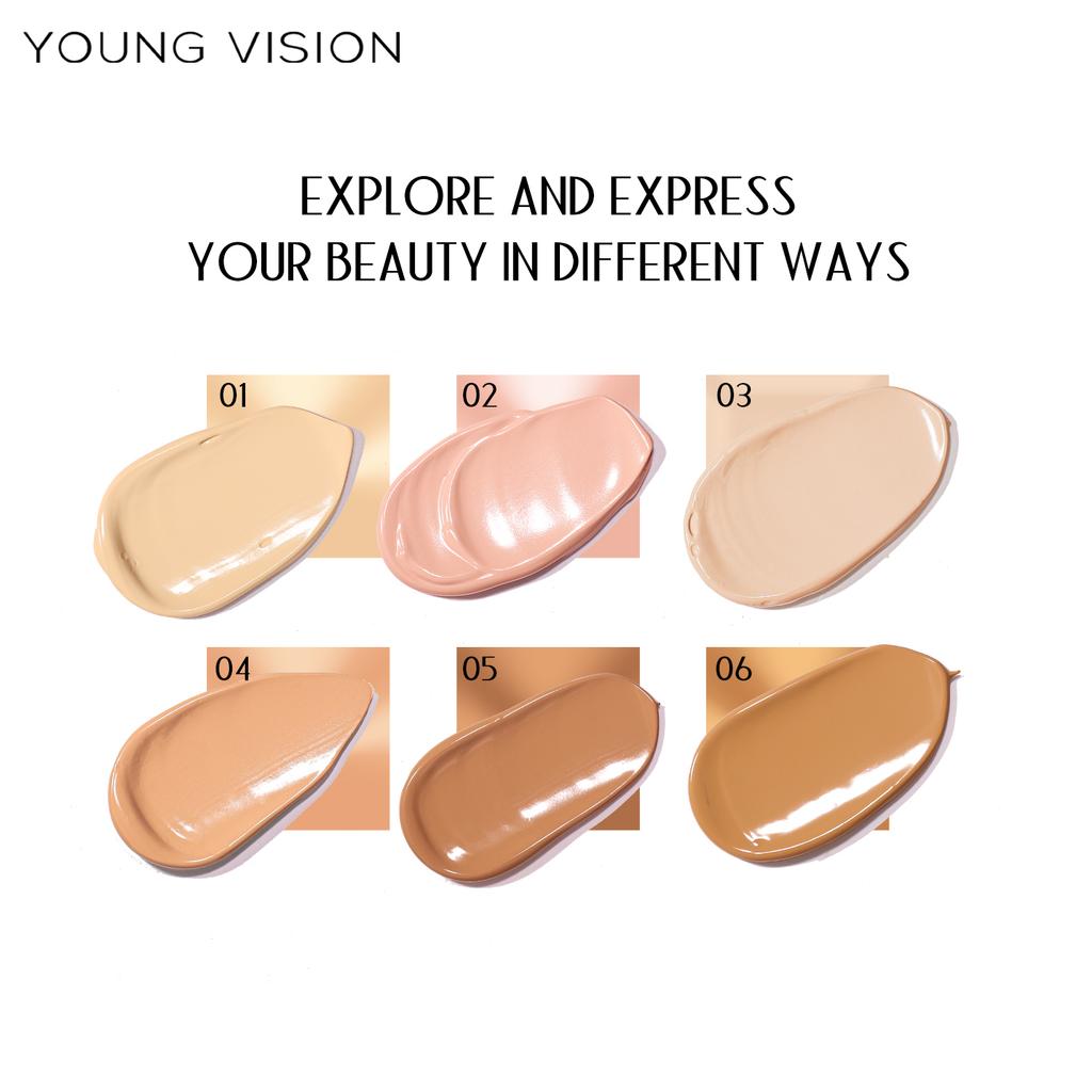 YOUNG VISION маскирующий консилер для лица акне пшеничный тональный крем для лица 6 цветов на выбор
