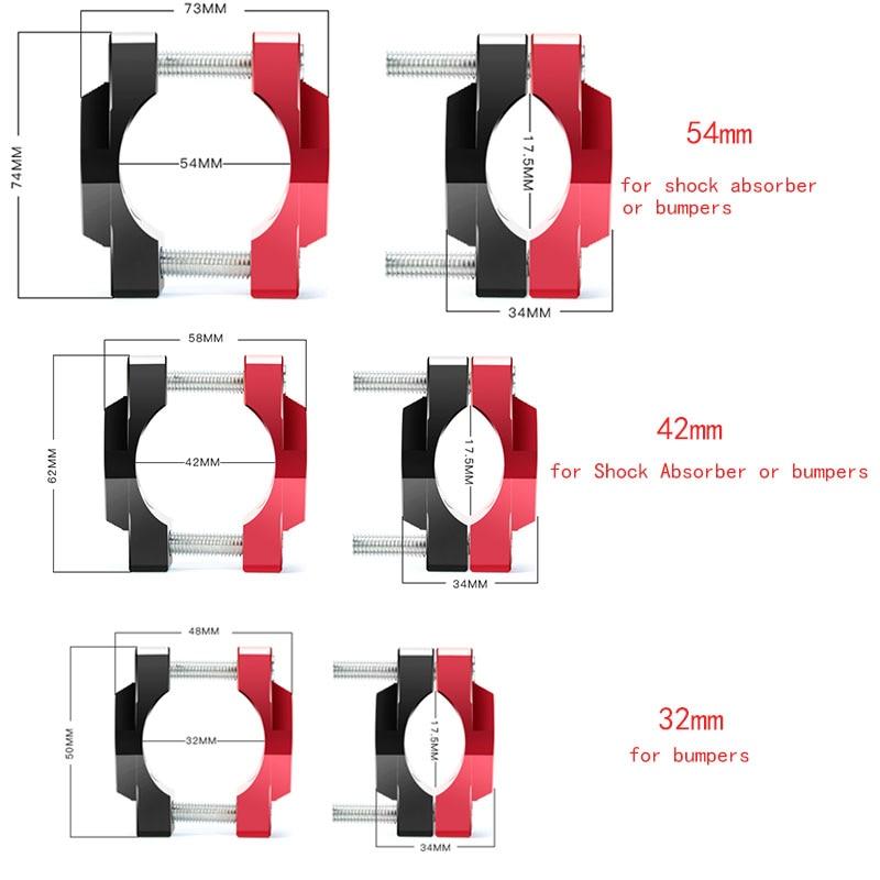 Аксессуары для руля мотоцикла, зажим для крепления на стержне, адаптер 32 мм, 42 мм, 54 мм, универсальный кронштейн для точечного светильника для Honda MSX125
