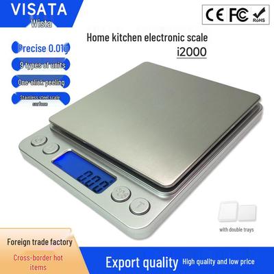 Кухонные весы i2000 3 кг с двойными платформами, точность 0,01 г для выпечки и ювелирных изделий