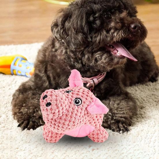 Мягкая игрушка для собак в виде животного Интерактивная неразрушимая игрушка для собак Мягкие игрушки Жесткая жевательная игрушка