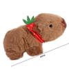 Brown Capybara Plush Papa Circle Stuffed Animals Lovely Capybara Wrist Circle  Kid Gift