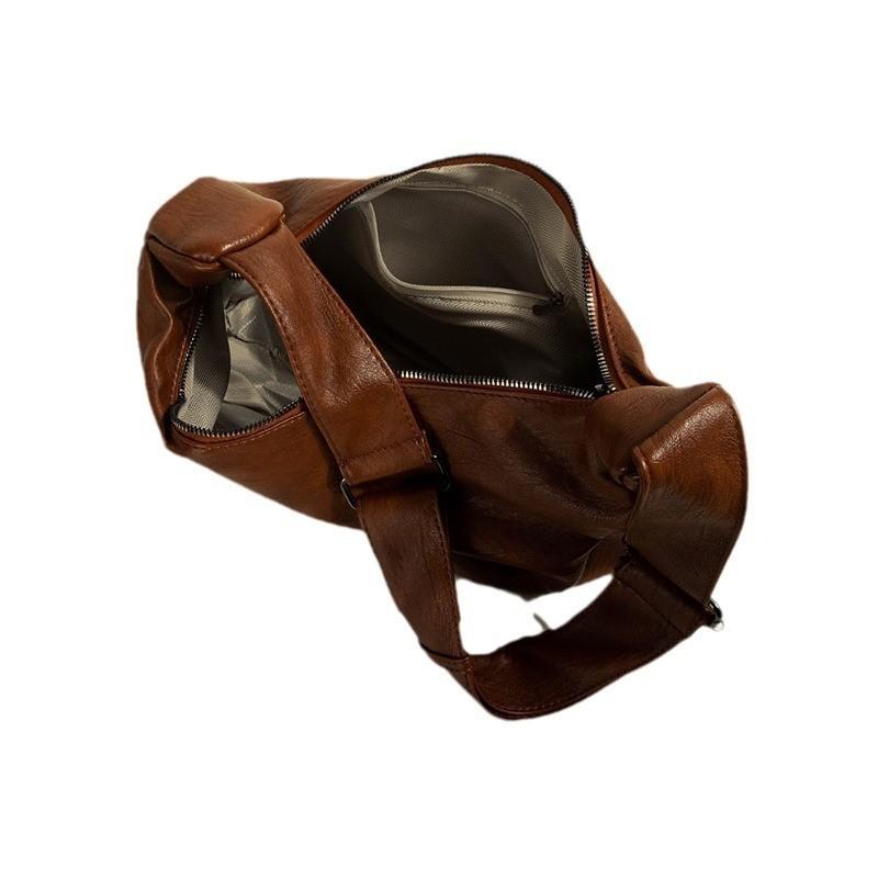 IELGY Студенты колледжей могут носить сумки для пельменей через плечо на занятиях, ретро-сумки большой вместимости для повседневных поездок на работу